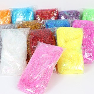 【ABD】Giấy trang trí giấy rơm giấy vụn Dáng Siêu Đẹp lót hộp quà 10g