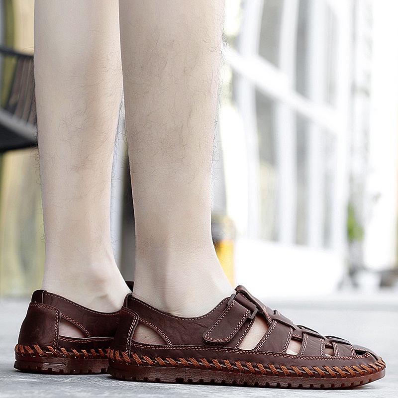 Giày Sandal Da Lộn Thời Trang Nam