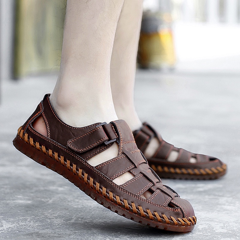 Giày Sandal Da Lộn Thời Trang Nam