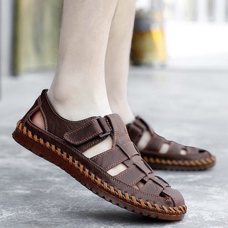 Giày Sandal Da Lộn Thời Trang Nam