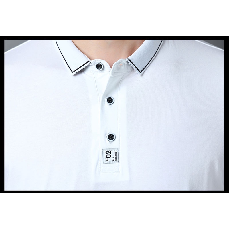 Áo polo Ngắn Tay Màu Sắc Đơn Giản Thời Trang Mùa Hè Cho Nam