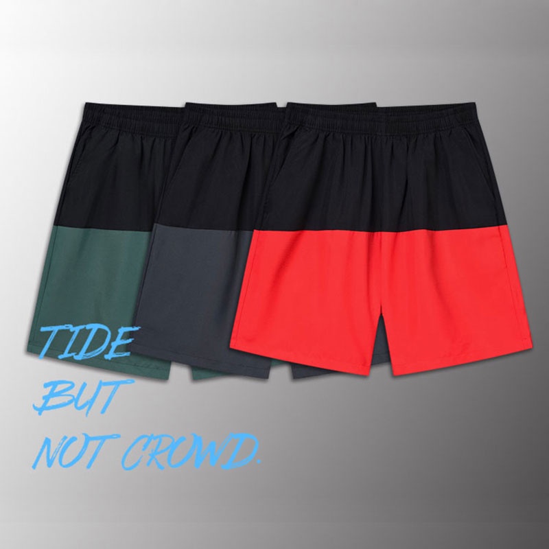 Quần Short Thể Thao Phối Màu Tương Phản Thời Trang Mùa Hè Cho Nam