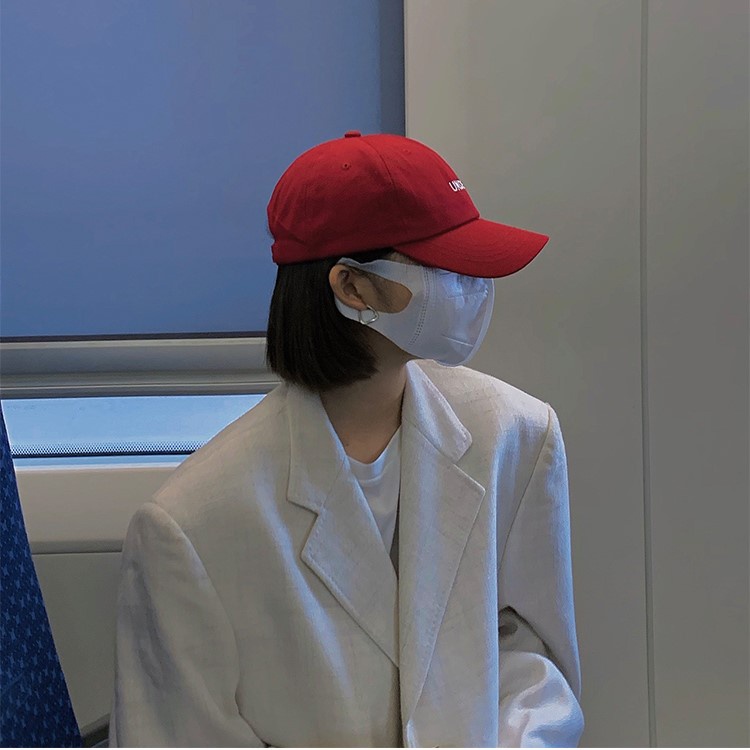 Mũ Lưỡi Trai Mềm Thêu Chữ Thời Trang Hàn Quốc