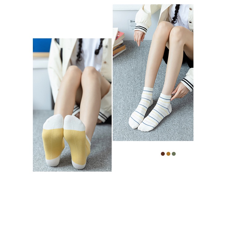 Đôi Vớ Cotton Mỏng Cổ Thuyền Họa Tiết Thỏ Hoạt Hình D802 Dành Cho Nữ