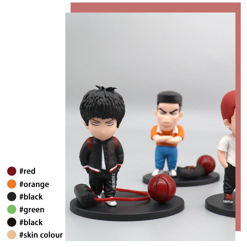 Mô Hình Nhân Vật Trong Slam Dunk Trang Trí Bánh Kem