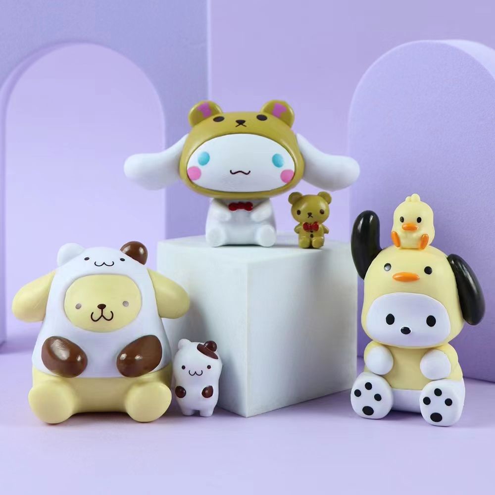 Mô Hình Nhân Vật Kuromi Kuromi Dễ Thương Dùng Trang Trí