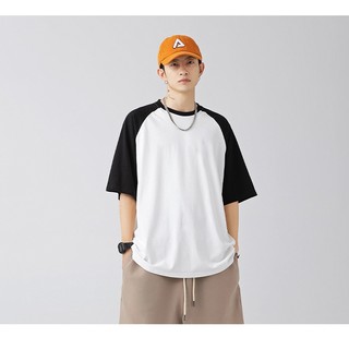 Áo Thun Raglan Nam Nữ Trơn Basic K1774