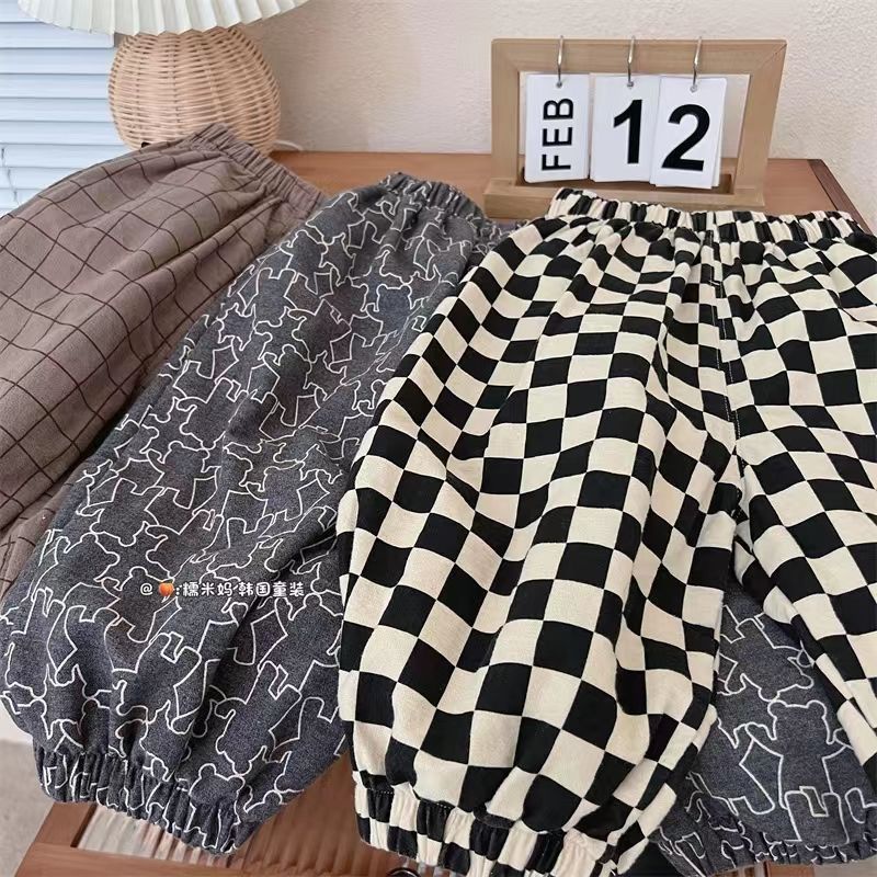 Quần Legging Dáng Rộng Họa Tiết Hoạt Hình Dễ Thương Cho Bé