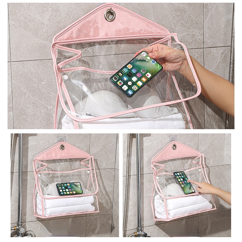 Túi Treo Đựng Đồ Bằng PVC Chống Nước Cho Nhà Tắm