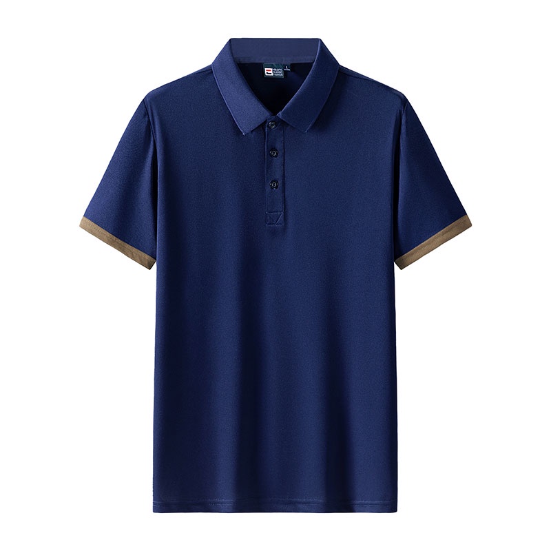Áo polo Mỏng Tay Ngắn Màu Trơn Thời Trang Trẻ Trung Cho Nam