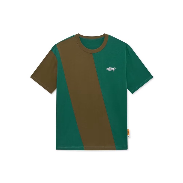 Áo Thun Tay Ngắn Cổ Tròn In Họa Tiết Màu Sắc Tương Phản Thời Trang Cho Nam Size M-2XL