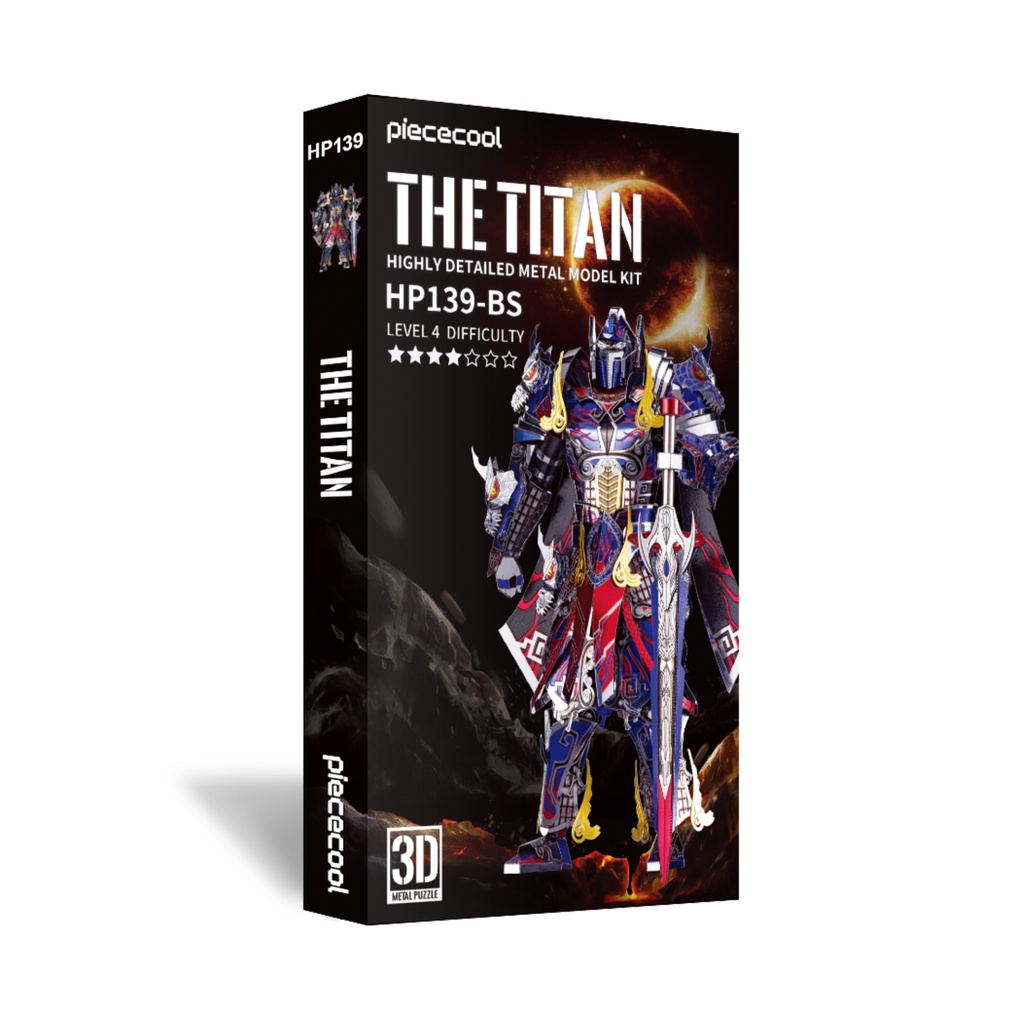 Set đồ chơi lắp ráp PIECECOOL DIY mô hình mecha 3D kim loại dành cho người lớn
