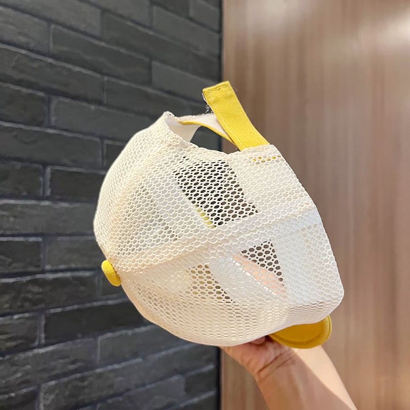 Mũ Bóng Chày Chống Nắng Vành Mềm Phối Lưới Thời Trang Mùa Hè Cho Bé Trai Và Gái