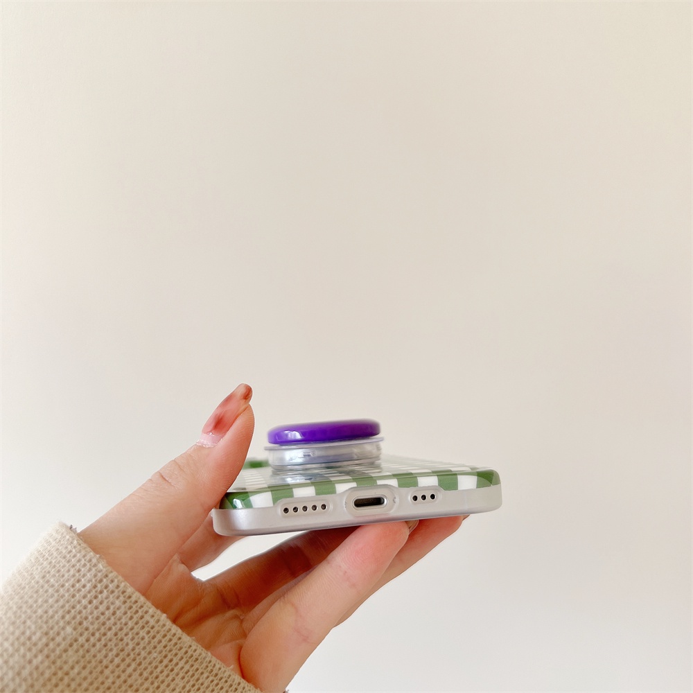 Ốp Điện Thoại Silicon TPU Mềm Trong Suốt Họa Tiết Kẻ Sọc Chống Sốc Chống Rơi Cho iPhone 14 Pro Max 13 12 11