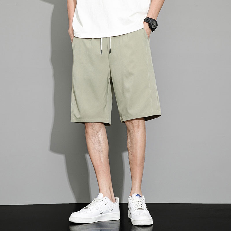 Quần Short Thể Thao Màu Sắc Đơn Giản Dáng Rộng Năng Động Thời Trang Mùa Hè Dành Cho Nam