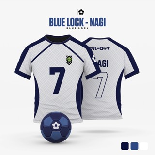 "Blue Lock" Áo thun Anime CHỈ ÁO THUN dáng rộng Baju Jersey Thể thao ngoài trời Jersey Mùa hè 2024 Mới
