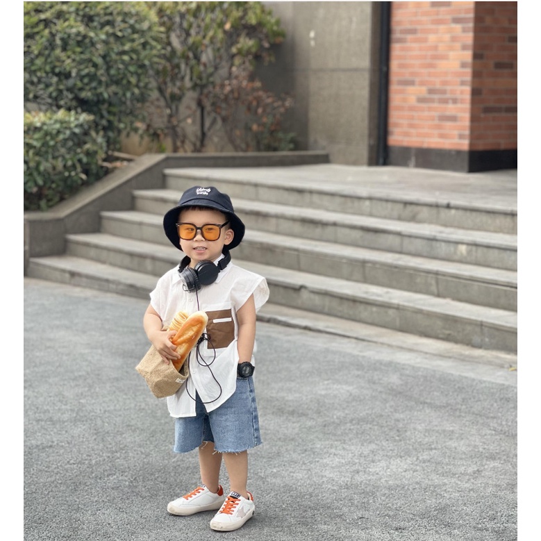 Quần Short Denim Thời Trang Hàn Quốc 2023 Dành Cho Bé