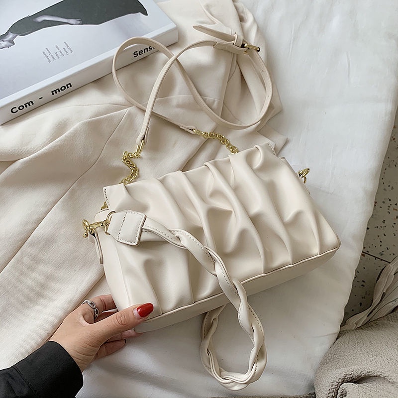 Túi Xách Đám Mây Nhỏ Gấp Gọn Đơn Giản Thời Trang Cao Cấp Phong Cách Mới Dễ Phối Đồ Cho Nữ