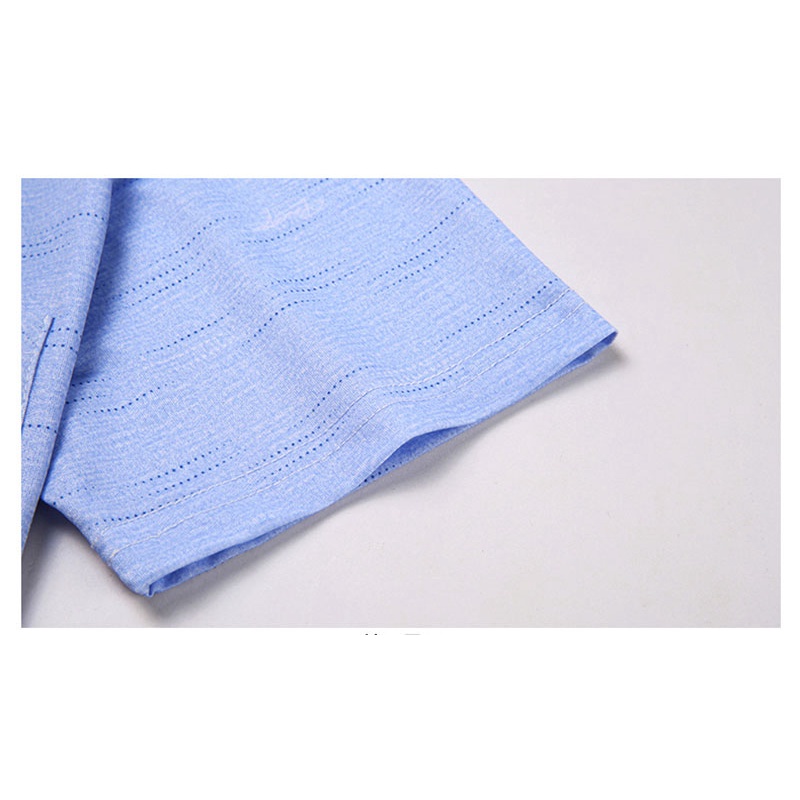 Áo polo Mỏng Tay Ngắn Màu Sắc Trơn Thời Trang Mùa Hè Cho Nam