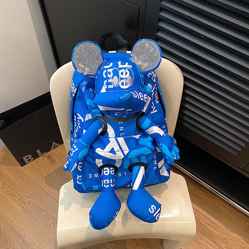 Hàng Mới Về Mới Ba Lô Đi Học / Du Lịch Cỡ Lớn In Hình Chuột Mickey Dễ Thương Cho Nam Và Nữ