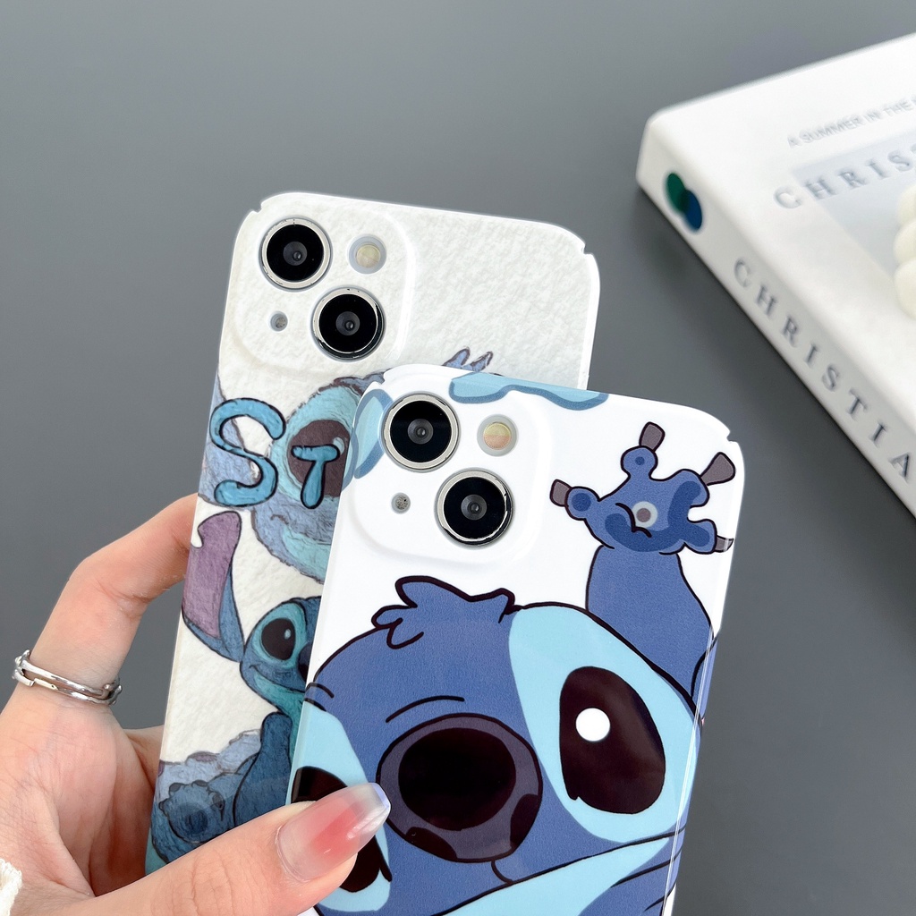 Ốp Điện Thoại Hình Stitch Hoạt Hình Chống Rơi Cho iPhone X / XS Xmax 11pro max 12 pro max 13 pro max 14 pro max