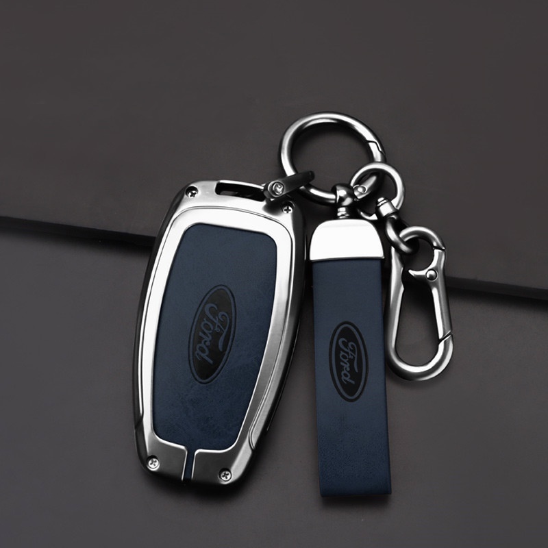 Bao Da Chìa Khóa Xe Hơi Chất Lượng Cao Cho Fusion Mustang Explorer F150 F250 F350 EcoSport Edge S-MAX Ranger