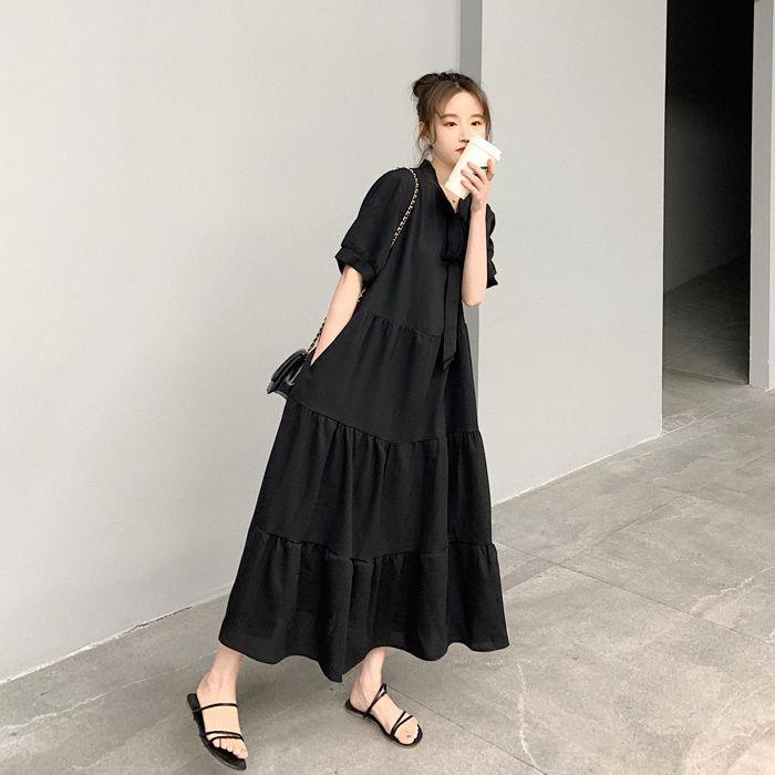 YHTN chân váy bầu Thời trang dễ thương đầm bầu suông xinh bigsize đầm bầu babydoll