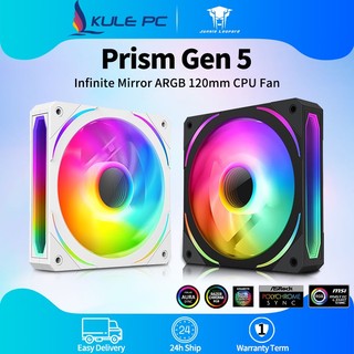 Quạt tản nhiệt 12cm jungle leopard prism gen 5 infinity led gương vô cực argb 5v 3pin- 2000rpm, pwm, lian li fan case pc