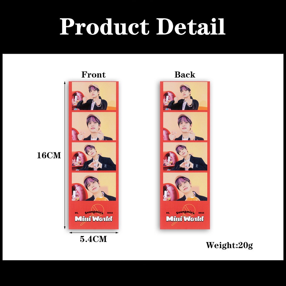 Bộ 8 Thẻ Hình Lomo Nhóm Nhạc STRAY KIDS 2023