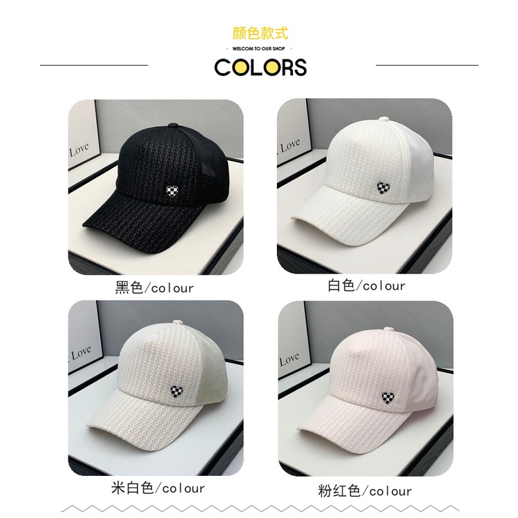 Mũ Lưỡi Trai Chống Nắng Thoáng Khí Thời Trang Mùa Hè Phong Cách Mới Cho Nữ