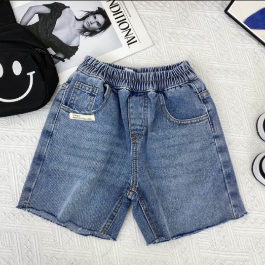 Quần Short Denim Thời Trang Hàn Quốc 2023 Dành Cho Bé
