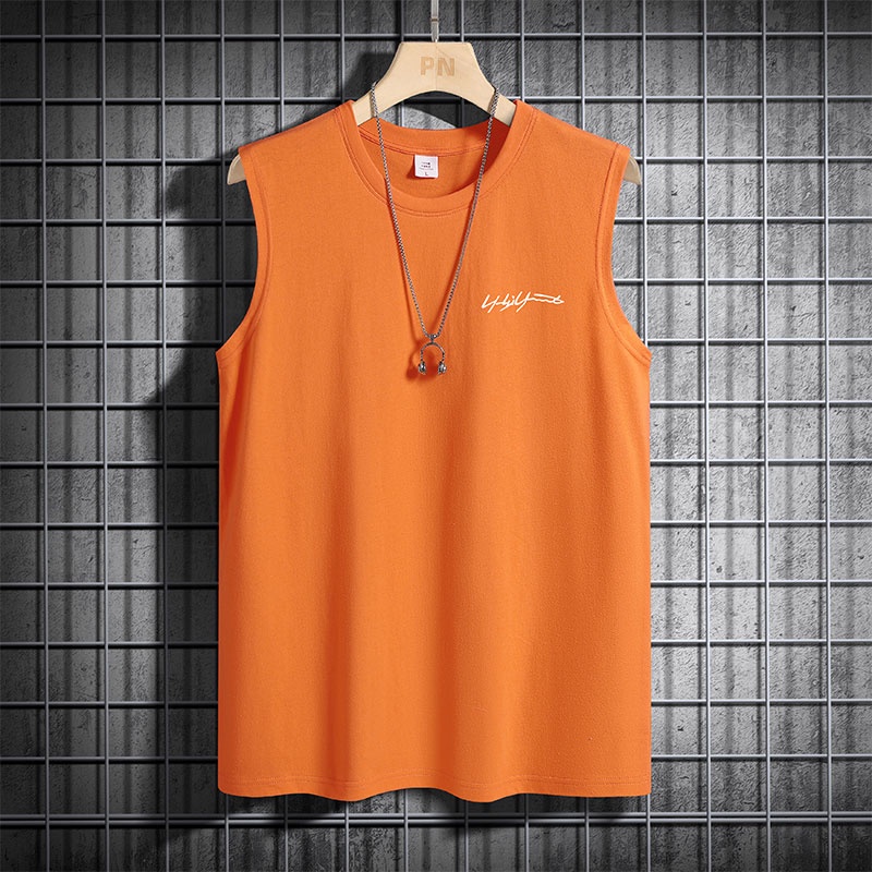 Áo Thun Ba Lỗ In Chữ Nhanh Khô Thời Trang Mùa Hè Dành Cho Nam