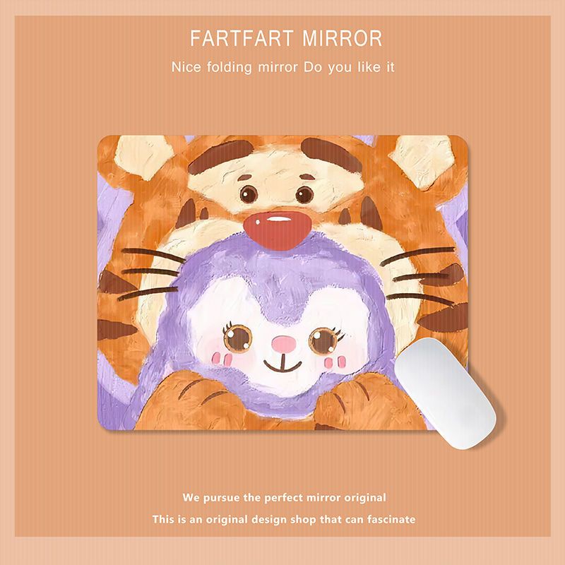 Tấm Lót Chuột Và Bàn Phím Máy Tính Hình Gấu Pooh Dễ Thương