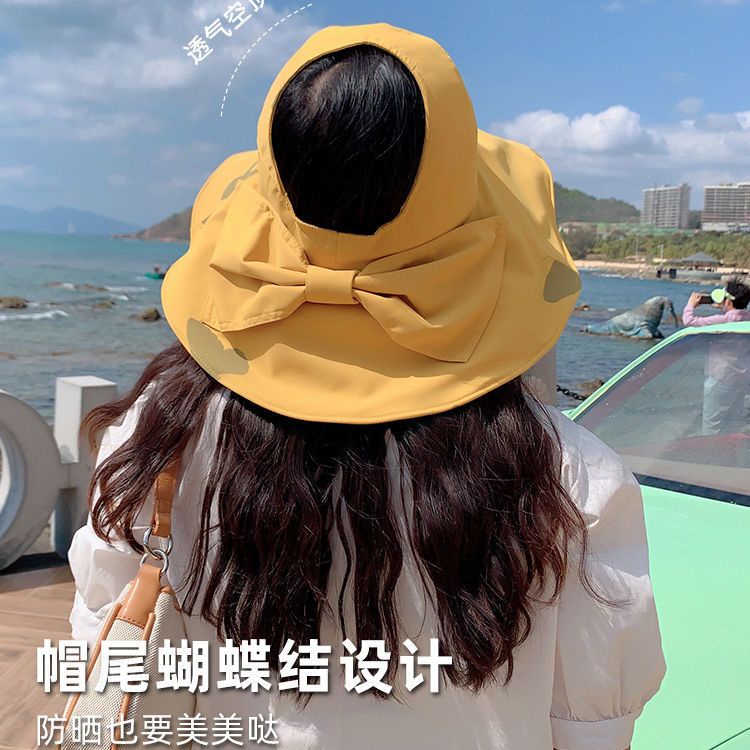 Mũ Vành Rộng Che Nắng Chống Tia UV Có Tấm Che Mặt Vành Rộng Thời Trang Mùa Hè Cho Nữ