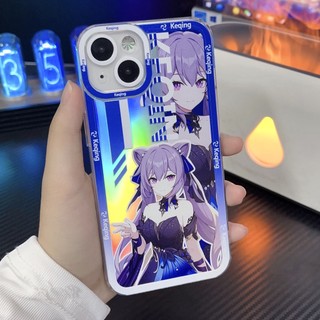 Ốp Điện Thoại Trong Suốt Màu Laser Cho iPhone 14 13 12 11 pro promax x xs xsmax xr 7 8 plus