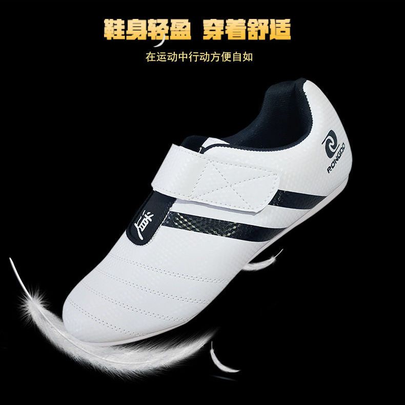 Giày Tập Võ Taekwondo Đế Mềm Chống Mòn Thoáng Khí Thoải Mái Cho Người Mới Bắt Đầu