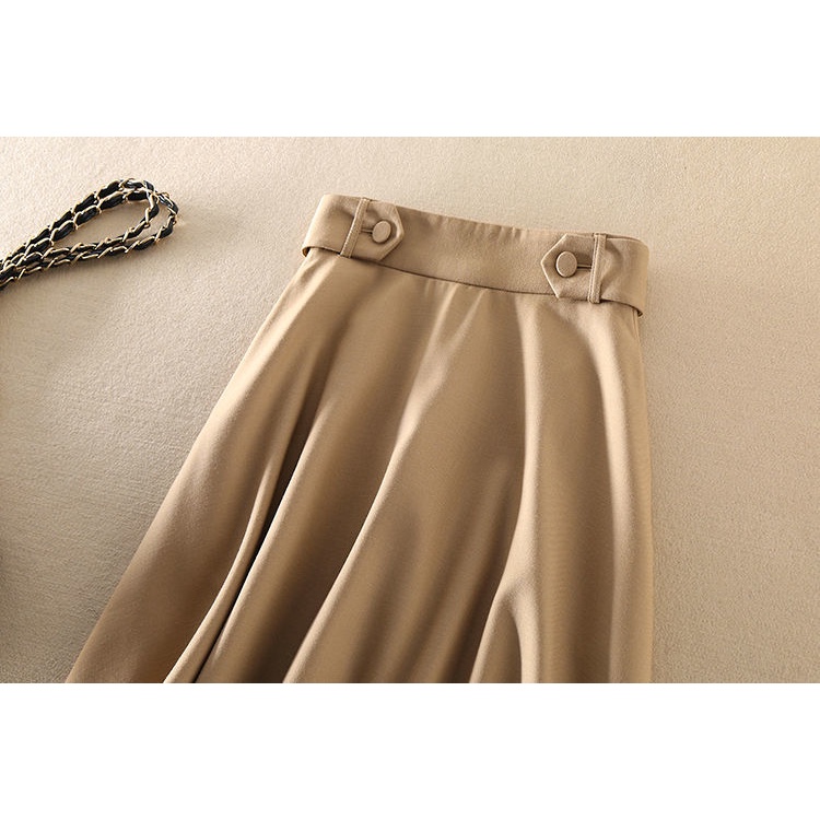 Bán Chạy Nhất Chân Váy Xòe Dài Dáng Chữ A Lưng Cao Mỏng Nhẹ Thời Trang Mùa Hè Mới