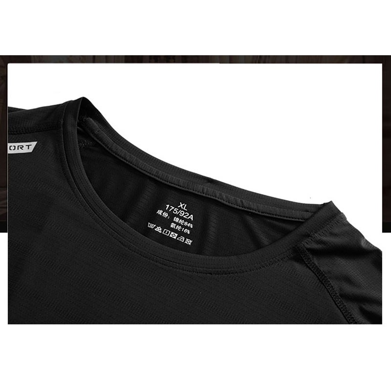 Áo Thun Tay Ngắn Chất Liệu Lụa Lạnh Nhanh Khô Thoáng Khí Thời Trang Cho Nam