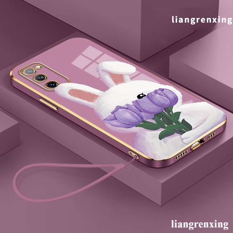 ốp lưng samsung s20 ultra samsung s20 plus samsung s20 Fe samsung s20 Ốp Điện Thoại Mạ Điện Chống Sốc Cho samsung s20 ultra samsung s20 plus samsung s20 Fe samsung s20 DDNH01 viền vuông cute