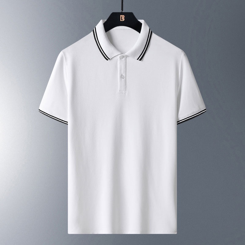 Áo polo Tay Ngắn Màu Trơn Đơn Giản Thời Trang Mùa Hè Hàng Mới Dành Cho Bạn Nam