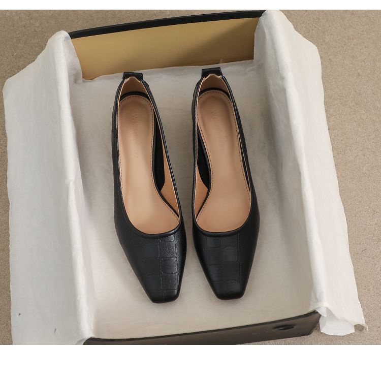 Giày Cao Gót Mũi Vuông Thời Trang Mùa Xuân Dành Cho Nữ