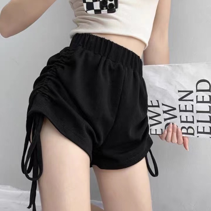 COZOK Quần ngắn ống rộng Phối Dây Rút Thời Trang Cá Tính Trẻ Trung