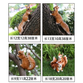 Đồ Trang Trí Vườn Hình Con Sóc Độc Đáo