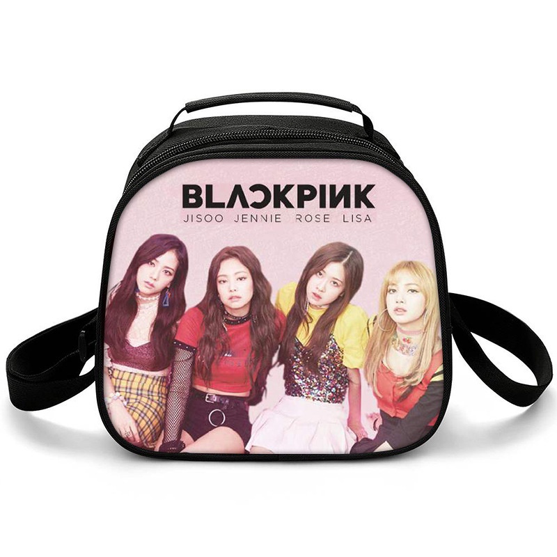 Blackpink Túi Đựng Hộp Cơm Trưa Cách Nhiệt In Hình Hoạt Hình Cho Bé