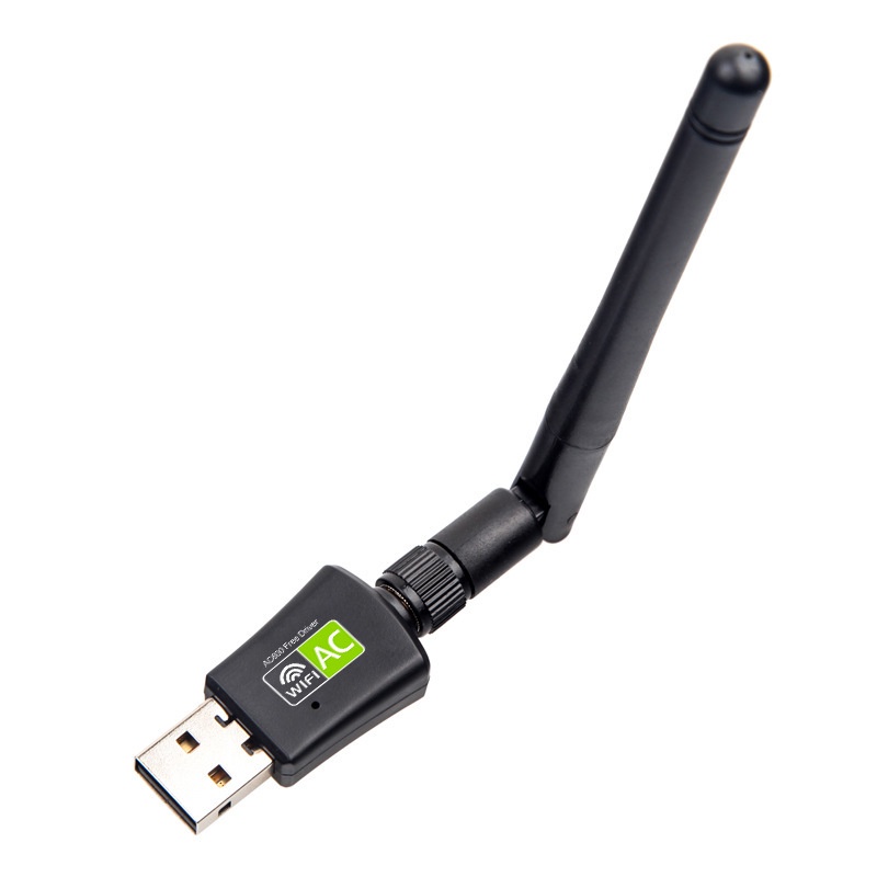 Thẻ Mạng Không Dây 600Mbps RTL8811CU Mini USB Thu Tín Hiệu WiFi LAN 2.4GHz + Ăng Ten 5GHz Cho PC Windows | BigBuy360 - bigbuy360.vn