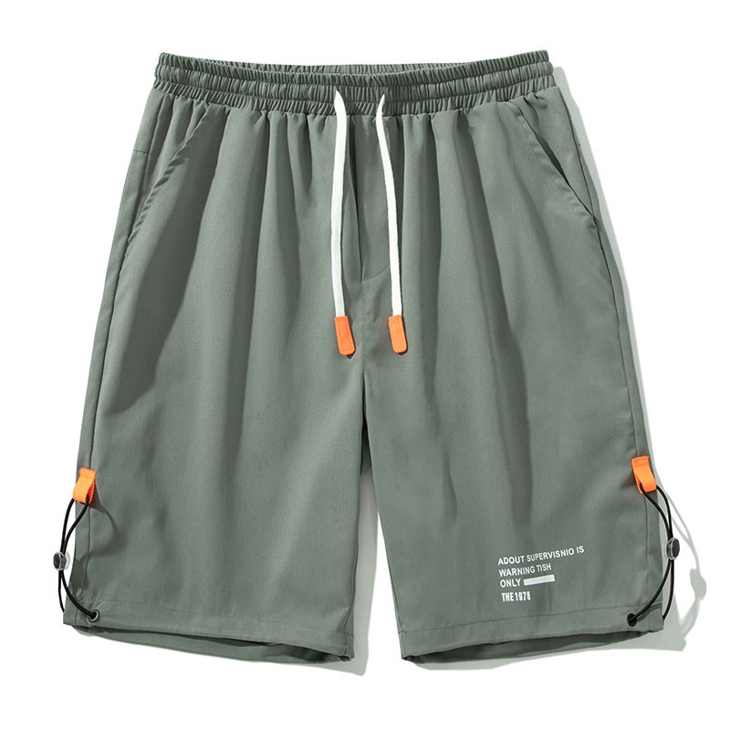Quần Short Dây Rút Mau Khô In Họa Tiết Thời Trang Mùa Hè Dành Cho Nam