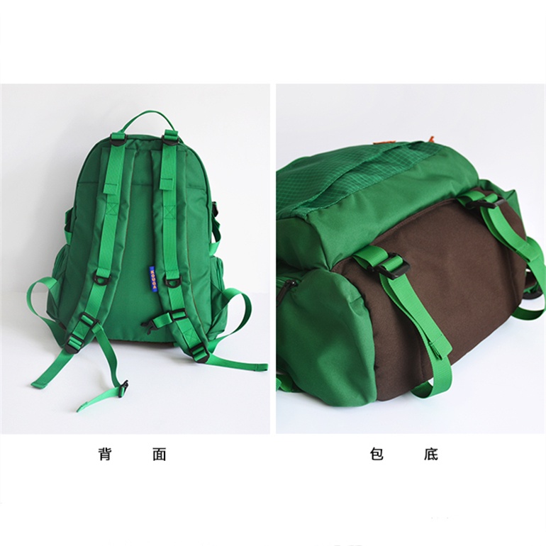 Kabohut Hợp Thời Trang Xanh Du Lịch Ba Lô Nữ 14 Inch / 15 Inch Túi Laptop Cắm Trại Đi Bộ Đường Dài Nhẹ Túi Du Lịch Unisex