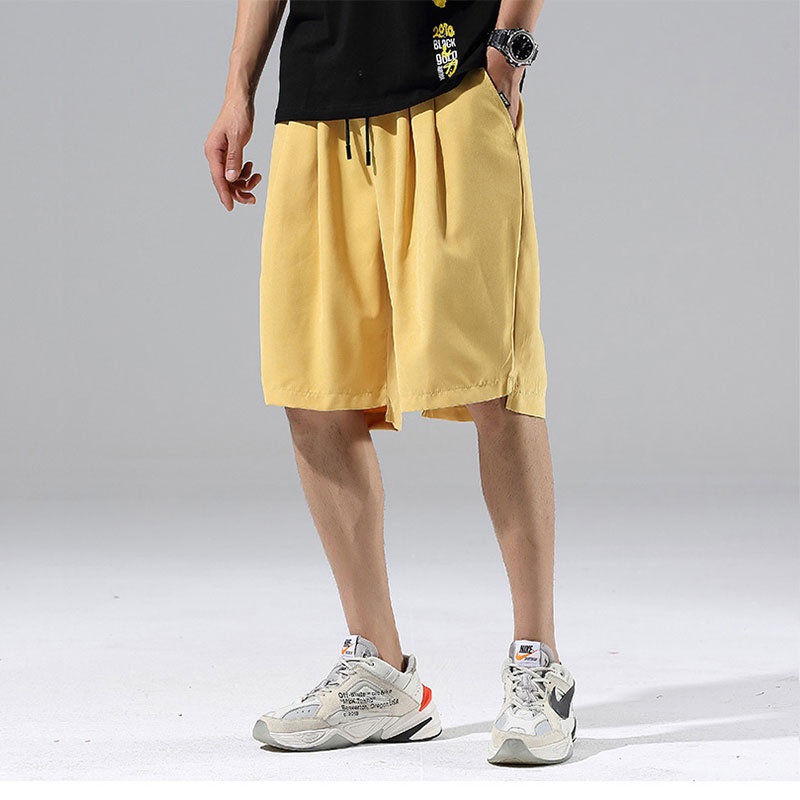 Quần Short Thể Thao Màu Sắc Đơn Giản Phối Túi Cá Tính Thời Trang Cho Nam