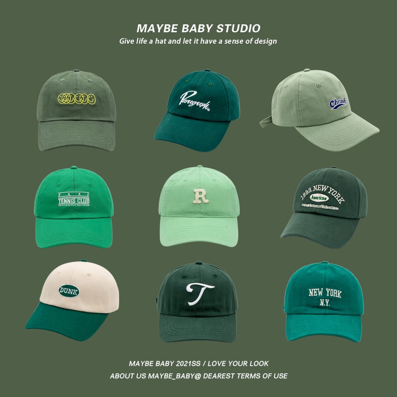 Mũ Lưỡi Trai Che Nắng Màu Xanh Lá Quân Đội Nhật Bản Màu Xanh Lá Ngọc Phong Cách Mới Cao Cấp Cho Nam Và Nữ