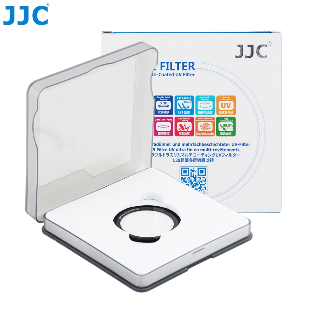 JJC S+ L39 Kính lọc UV Filter Tia Cực Tím Cho Máy Ảnh RICOH GR IIIx / GR III / GR II / GR3x / GR3 / GR2 Có Thể Tháo Rời 3m